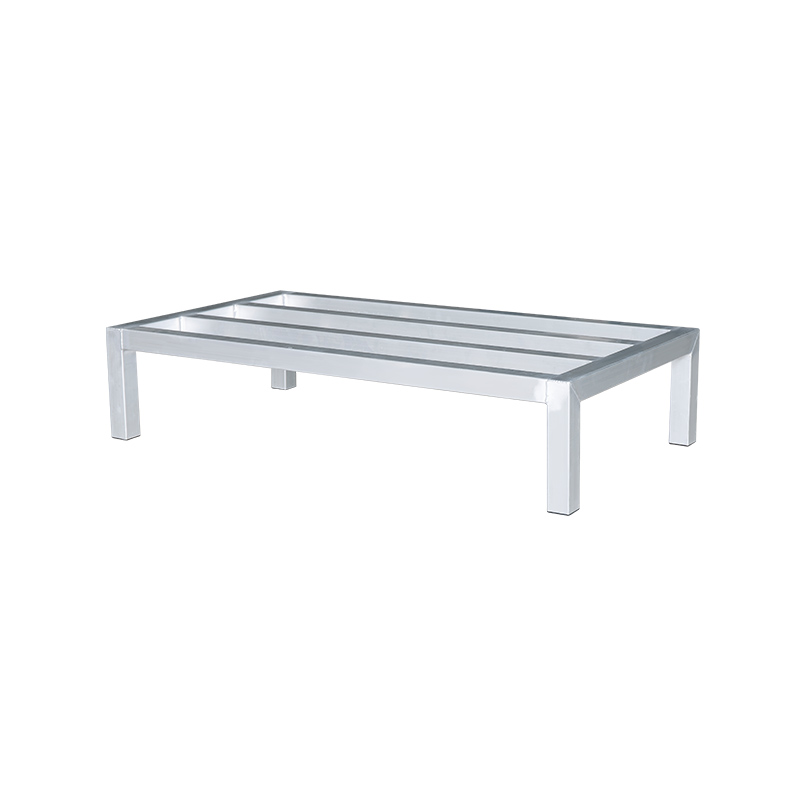 رف Dunnage الألمنيوم 20 بوصة × 36 بوصة × 8 بوصات 2000 رطل السعة